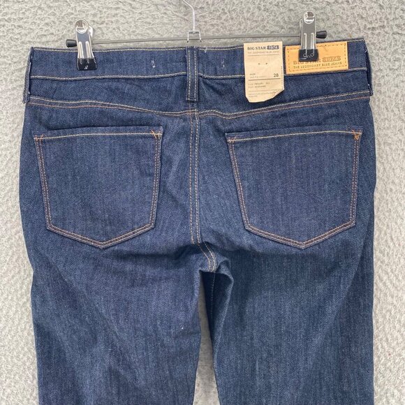 BIG STAR Jeans Womens 28 Alex Blue Dark Wash Denim Skinny Stretch Everyday NWT - Picture 4 of 12